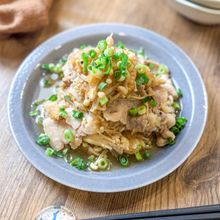 簡単さっぱり!《豚バラとえのきのみぞれ炒め》