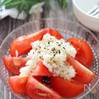 ヘルシー野菜のおつまみ♡にんにく香るトマトのおつまみサラダ