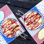 食べたらアメリカンドッグ風？蒸しパン