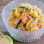 10分で味しみ抜群♪抱えて食べたい♪『春雨のごちそうサラダ』