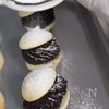 米粉でトゥンカロン風♪モノクロスイーツ♪の工程11