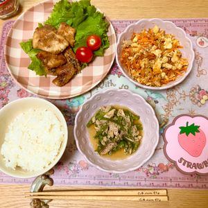 ありみの作ってみた!投稿(【5分でできる！ツナピーマンのナムル】レンジだけ！作り置きも)