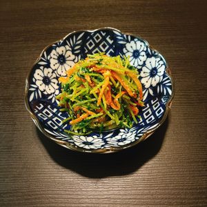 りんの作ってみた!投稿(【豆苗のごま和え】豆苗嫌いな娘が完食！)