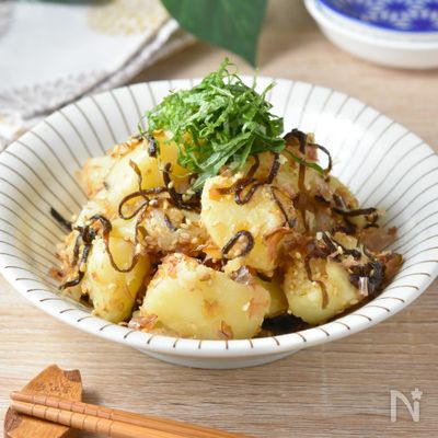 レンチン&混ぜるだけ【塩昆布おかかのポテトサラダ】
