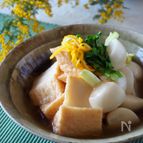【レンジだけ】厚揚げとかぶの旨煮とろとろあん