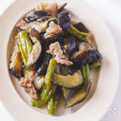 とろりとしたナスが美味しい！夏の定番♪ナスのみそ炒め