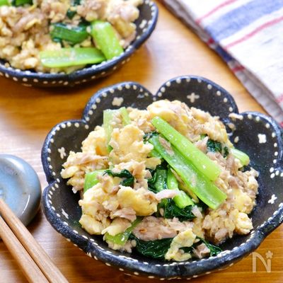 ごはんのお供に！『やみつき☆こまツナたまご炒め』お弁当にも◎