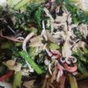 ぽぽペの作ってみた!投稿(栄養満点♡白だし香る【小松菜とひじきの旨ごまサラダ】)