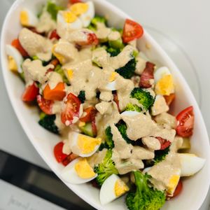 1133474の作ってみた!投稿(【温野菜のごまドレサラダ】冬でも美味しく野菜がとれる♪)