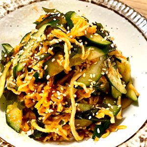 michuの作ってみた!投稿(切り干し大根とわかめ《腸活♡韓国風サラダ》)