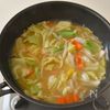 スープも飲み干す美味しさ！本鶏だしのちゃんぽん麺の工程3