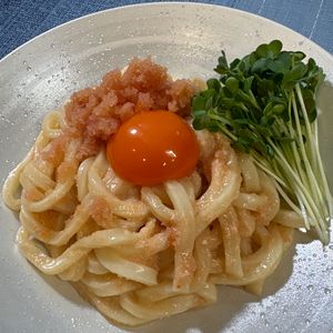 楽ラク手抜キッチン🐶🐾の作ってみた!投稿(レンチンで完成！【明太ロゼうどん】)