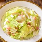 【白菜とベーコンのサラダ】中心部分の白菜で作るから甘～い♡