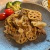 yrinの作ってみた!投稿(【簡単♪豚肉と蓮根のバター醤油炒め】秋の味覚たっぷり)