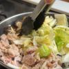 【豚こま肉のすき焼き風甘辛煮】の工程2