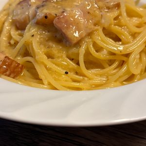 mocoの作ってみた!投稿(牛乳・生クリーム不要♩我が家のカルボナーラ)