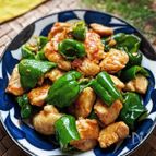 《鶏むね肉とピーマンのピリ辛味噌炒め》こてっちゃん風♡