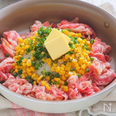 ペッパーランチ風ごはん。フライパンで簡単♡スタミナ満点!