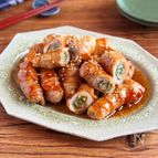 巻くだけ簡単♪ごはんがすすむ【豚バラと大葉のバタぽん焼き】