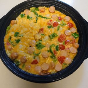 にゃんこさん🐱の作ってみた!投稿(残り野菜で！彩りイタリアンオムレツ《味付けにポイント♪》)