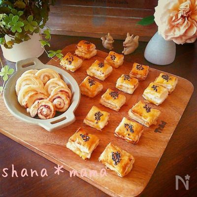 あっという間に♪スイートポテトアップルミニパイ♪