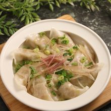 レンジで簡単!餃子のみょうが蒸し