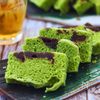 レンジで簡単!米粉のあんこ入り抹茶蒸しパン