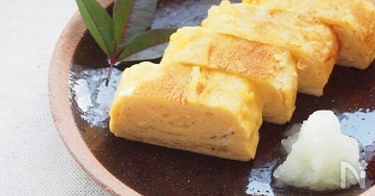 だし不要。ふわふわしっとり 出汁巻き風卵