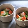 【本鶏だしとアボカド&チーズで】洋風茶碗蒸しの工程1