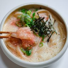 暑い日に食べたい!ふわとろ釜玉うどん