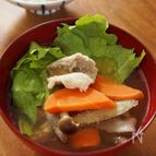 追いレタスが止まらない！クセになるレタス入り豚汁