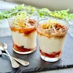 〖キムチ納豆の豆腐ムース〗涼しげオシャレな絶品ヘルシー冷奴♪