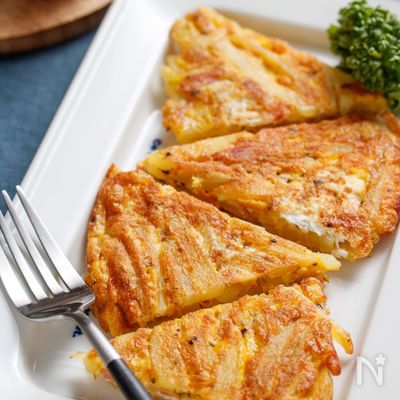 ベーコンポテトdeスペイン風オムレツ【#クリスマス】