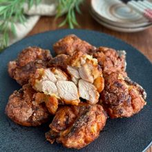 ザクじゅわっとハイカロな【唐揚げのバター醤油】