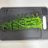 コク旨やみつき♡【ほうれん草ときのこのレモンバターソテー】の工程1