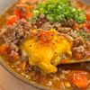 旨みたっぷり!トマたま甘辛そぼろ天津飯🍅