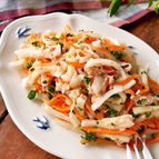 ぱりぽり食感にやみつき!【大根の皮と人参のデリ風ツナマリネ】