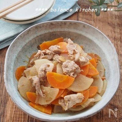ほったらかし!大根と豚肉のうま煮 。出汁不要・旨みたっぷり。