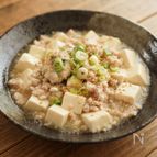 鶏むねひき肉の白マーボー