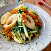 水菜ひと袋ぺろり！簡単〝水菜とちくわの中華炒め〟