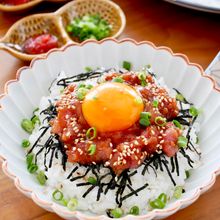 【ねぎとろユッケ丼】5分で出来る簡単丼!