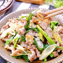 【絶品☆ねぎ塩豚炒め】彼絶賛のガッツリスタミナ系おかず！