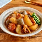 3つの具材で大満足！【鶏大根とこんにゃくの照り煮】