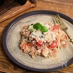 さっぱり食べれる「サゴシとトマトバジル釜飯」