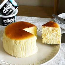 材料４つ！水切りなし！オイコスでスフレチーズケーキの作り方！