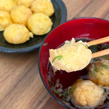 『もちとろ米粉の明石焼き』材料混ぜて焼くだけ！