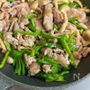 ご飯がすすむ「豚とピーマンのめんつゆ炒め」の工程2