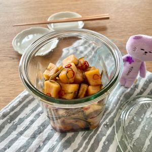 グリーンラテの作ってみた!投稿(あると嬉しい♪【大根のポリポリ漬け】)