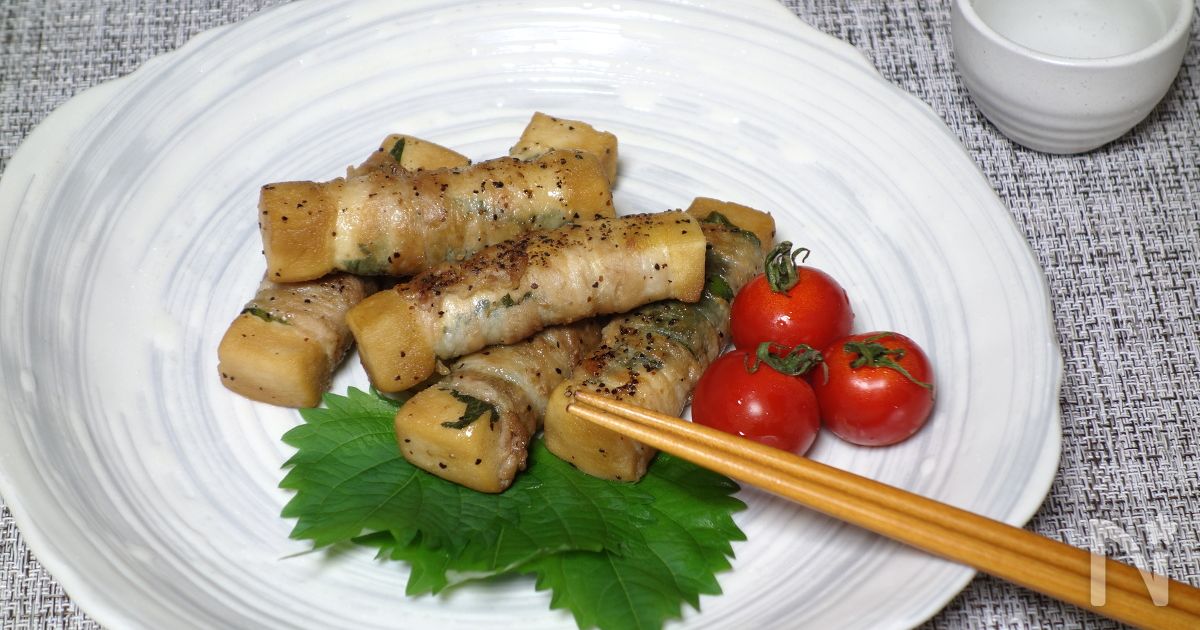 高野豆腐の豚肉巻き