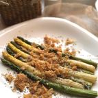 おうちでごちそう！２色のアスパラカリカリチーズ焼き